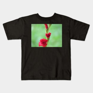 Blooming Gladiolus Kids T-Shirt